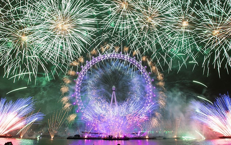 Feu d'artifice Londres