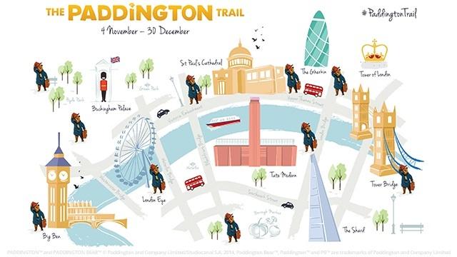 La chasse à l'ours Paddington: Paddington Trail à Londres