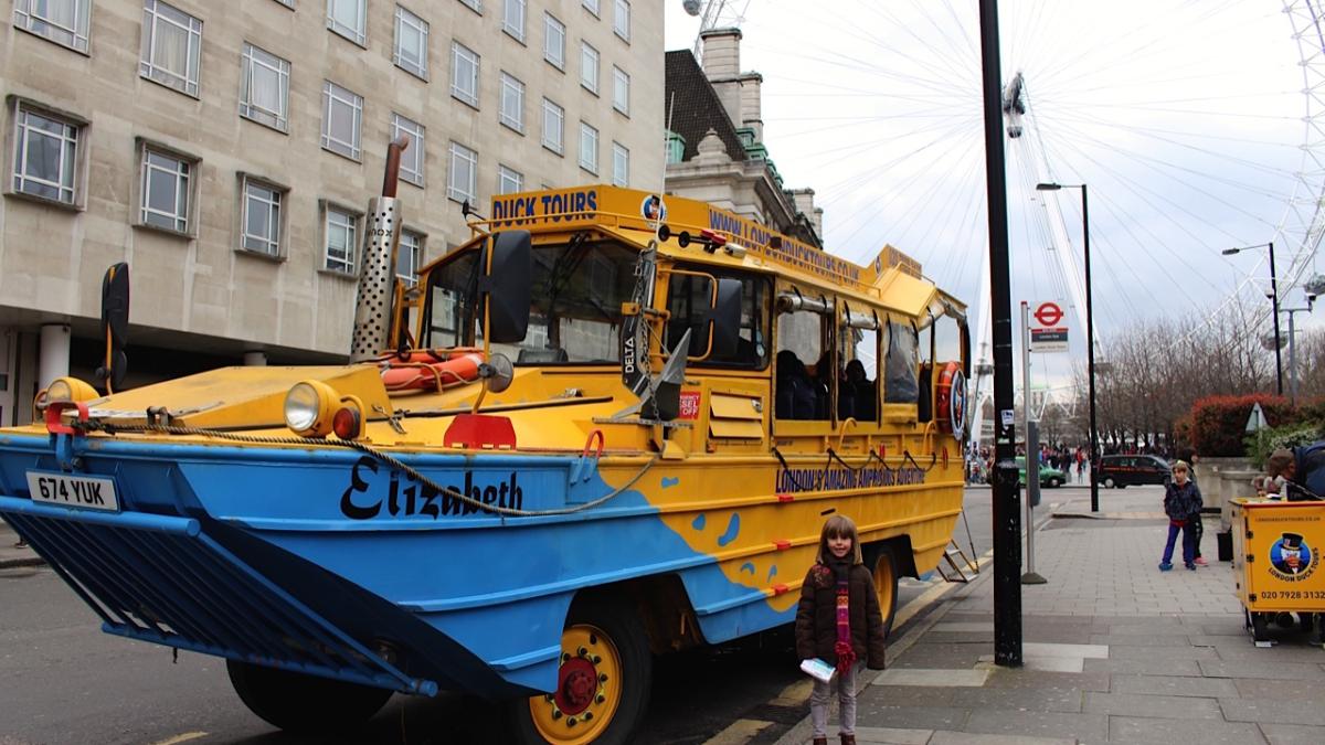 on a testé le London Duck Tour