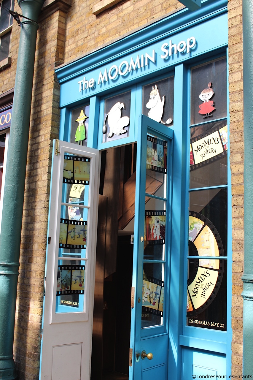 La boutique des Moomins à Covent Garden