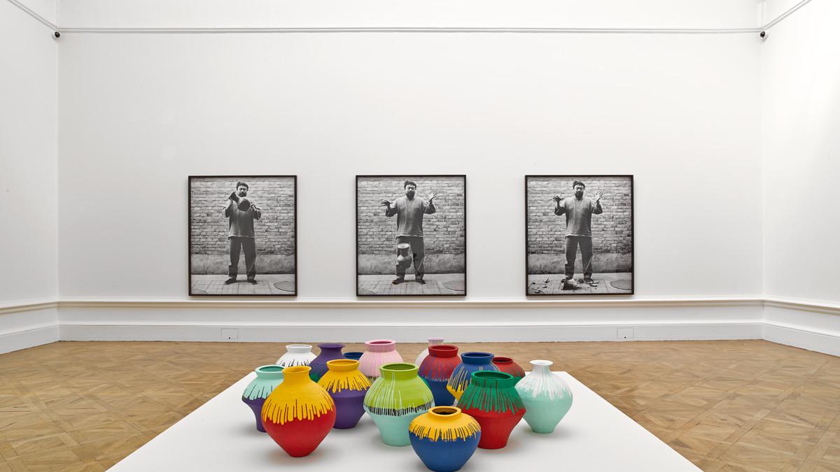 Ai Weiwei à la Royal Academy avec des enfants